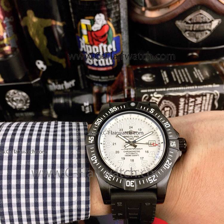 Breitling Superocean II Copy Watch All Black